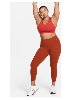 Damskie legginsy 7/8 z wysokim stanem zapewniające delikatne wsparcie Nike Zenvy - Pomarańczowy ze sklepu Nike poland w kategorii Spodnie damskie - zdjęcie 169759009