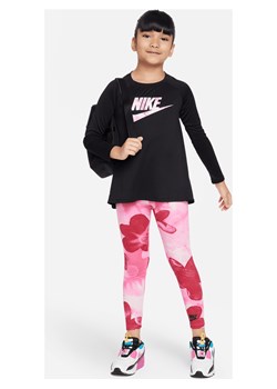 Nike Legginsy Dri-Fit Leopard Leggings Różowy Regular Fit