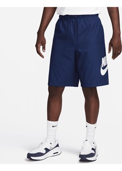 Męskie spodenki z tkaniny Nike Club - Niebieski ze sklepu Nike poland w kategorii Spodenki męskie - zdjęcie 169759175