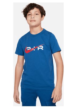 T-shirt dla dużych dzieci (chłopców) Nike Air - Niebieski ze sklepu Nike poland w kategorii T-shirty chłopięce - zdjęcie 169759196