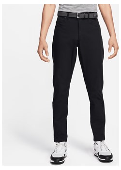 Męskie spodnie do golfa o dopasowanym kroju z pięcioma kieszeniami Nike Tour - Czerń ze sklepu Nike poland w kategorii Spodnie męskie - zdjęcie 169759258