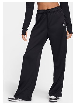 Damskie rozpinane spodnie ze średnim stanem Nike Air - Czerń ze sklepu Nike poland w kategorii Spodnie damskie - zdjęcie 169759288