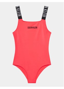 Calvin Klein Swimwear Strój kąpielowy KY0KY00086 Czerwony ze sklepu MODIVO w kategorii Stroje kąpielowe - zdjęcie 169774765