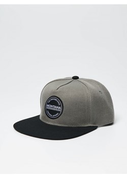 Szaro-czarna czapka z daszkiem full cap ze sklepu House w kategorii Czapki z daszkiem męskie - zdjęcie 169776818