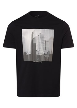Armani Exchange Koszulka męska Mężczyźni Bawełna granatowy nadruk ze sklepu vangraaf w kategorii T-shirty męskie - zdjęcie 169776887