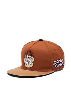 Cropp - Brązowa czapka z daszkiem Looney Tunes - brązowy ze sklepu Cropp w kategorii Czapki z daszkiem męskie - zdjęcie 169779058