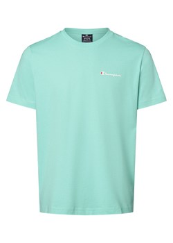 Champion Koszulka męska Mężczyźni Bawełna miętowy jednolity ze sklepu vangraaf w kategorii T-shirty męskie - zdjęcie 169779335