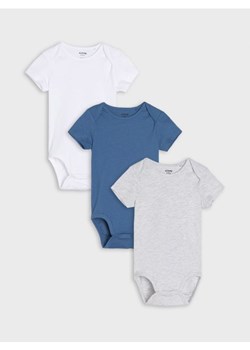 Sinsay - Body 3 pack - niebieski ze sklepu Sinsay w kategorii Body niemowlęce - zdjęcie 169780579
