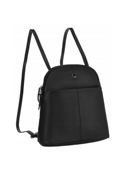 Elegancki plecak damski czarny ze skóry naturalnej - Peterson ze sklepu 5.10.15 w kategorii Plecaki - zdjęcie 169782618