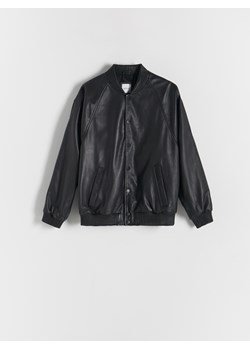 Reserved - Skórzana kurtka - czarny ze sklepu Reserved w kategorii Kurtki męskie - zdjęcie 169783576