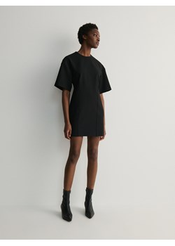 Reserved - Gładka sukienka mini - czarny ze sklepu Reserved w kategorii Sukienki - zdjęcie 169783938