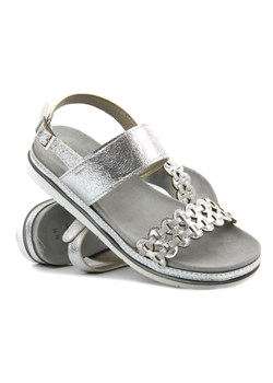 Wygodne sandały damskie- INBLU 8-28703, srebrne ze sklepu ulubioneobuwie w kategorii Sandały damskie - zdjęcie 169784116