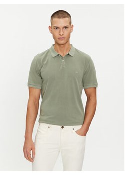 Lee Polo 112349956 Zielony Regular Fit ze sklepu MODIVO w kategorii T-shirty męskie - zdjęcie 169785528