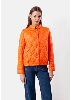 Pikowana krótka kurtka w pomarańczowym kolorze ze sklepu Molton w kategorii Kurtki damskie - zdjęcie 169785897