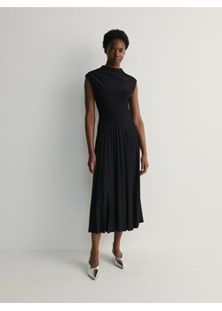Reserved - Sukienka midi - czarny ze sklepu Reserved w kategorii Sukienki - zdjęcie 169792048