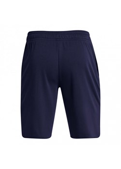 Męskie spodenki dresowe Under Armour UA Rival Terry Short - granatowe ze sklepu Sportstylestory.com w kategorii Spodenki męskie - zdjęcie 169792905