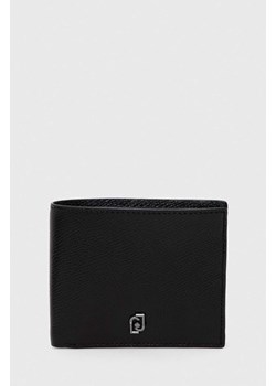 Liu Jo portfel skórzany męski kolor czarny ze sklepu ANSWEAR.com w kategorii Portfele męskie - zdjęcie 169793759