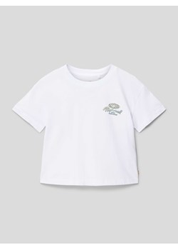 T-shirt krótki z nadrukiem z logo z tyłu ze sklepu Peek&Cloppenburg  w kategorii Bluzki dziewczęce - zdjęcie 169794769