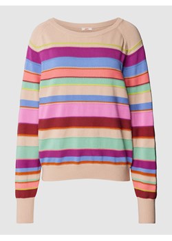 Sweter z dzianiny ze wzorem w paski model ‘KOBRA’ ze sklepu Peek&Cloppenburg  w kategorii Swetry damskie - zdjęcie 169794868