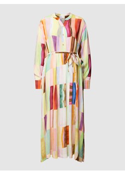 Sukienka midi z wiązanym paskiem model ‘DATOLITE’ ze sklepu Peek&Cloppenburg  w kategorii Sukienki - zdjęcie 169794929