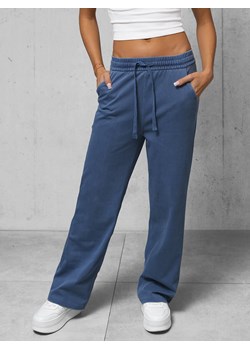 Spodnie jeansowe damskie wide leg niebieskie OZONEE O/330098 ze sklepu ozonee.pl w kategorii Jeansy damskie - zdjęcie 169796476