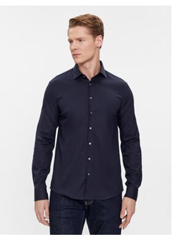 Calvin Klein Koszula K10K108426 Granatowy Slim Fit ze sklepu MODIVO w kategorii Koszule męskie - zdjęcie 169800419