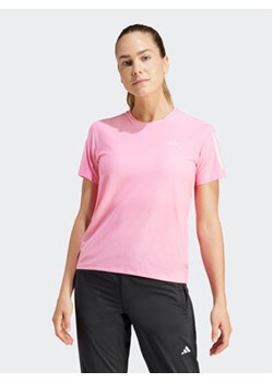 adidas Koszulka techniczna Own The Run IN1592 Różowy Regular Fit ze sklepu MODIVO w kategorii Bluzki damskie - zdjęcie 169800645