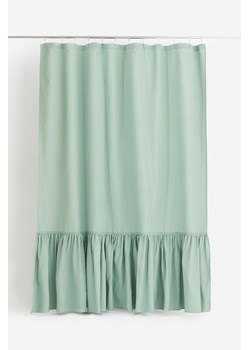 H & M - Zasłona prysznicowa z falbaną - Zielony ze sklepu H&M w kategorii Przybory łazienkowe - zdjęcie 169801047