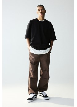 H & M - Bawełniany T-shirt Oversized Fit - Czarny ze sklepu H&M w kategorii T-shirty męskie - zdjęcie 169801099