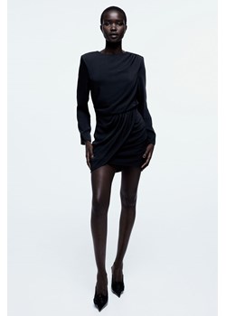 H & M - Drapowana sukienka - Czarny ze sklepu H&M w kategorii Sukienki - zdjęcie 169801149