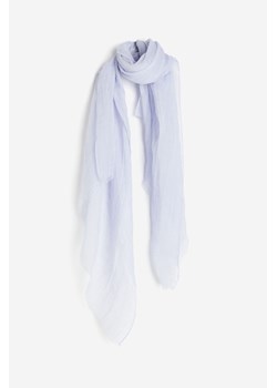 H & M - Lniany szalik - Niebieski ze sklepu H&M w kategorii Szaliki i chusty damskie - zdjęcie 169801187
