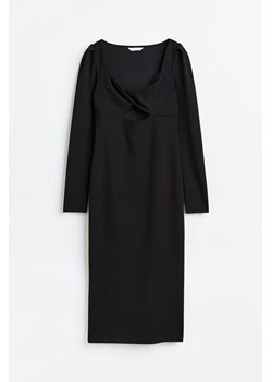 H & M - Sukienka bodycon z wycięciem - Czarny ze sklepu H&M w kategorii Sukienki - zdjęcie 169801288