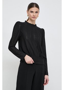 Morgan bluzka TBLACK damska kolor czarny gładka ze sklepu ANSWEAR.com w kategorii Bluzki damskie - zdjęcie 169802488