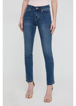 Morgan jeansy PCLEM damskie kolor niebieski ze sklepu ANSWEAR.com w kategorii Jeansy damskie - zdjęcie 169802899