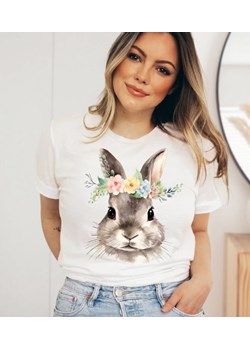 Koszulka damska z królikiem bunny ze sklepu Time For Fashion w kategorii Bluzki damskie - zdjęcie 169803535