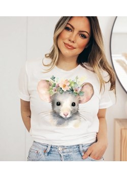 Koszulka damska z myszą mouse ze sklepu Time For Fashion w kategorii Bluzki damskie - zdjęcie 169803536