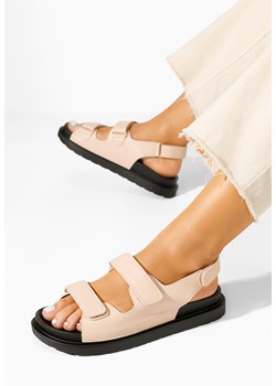 Beżowe sandały damskie Briane ze sklepu Zapatos w kategorii Sandały damskie - zdjęcie 169804228