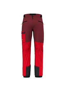 Spodnie narciarskie męskie Salewa SELLA DST HYB czerwone 00-0000028738_1571 ze sklepu a4a.pl w kategorii Spodnie męskie - zdjęcie 169804769