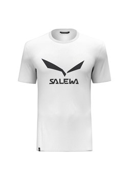 Koszulka męska Salewa SOLIDLOGO DRY biała 00-0000027018_0010 ze sklepu a4a.pl w kategorii T-shirty męskie - zdjęcie 169805208
