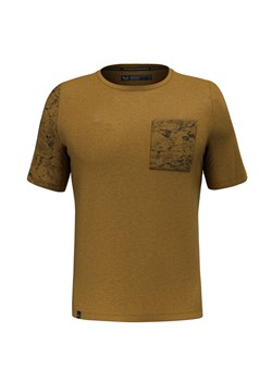 Koszulka męska Salewa LAVAREDO HEMP brązowa 00-0000028635_7020 ze sklepu a4a.pl w kategorii T-shirty męskie - zdjęcie 169805969