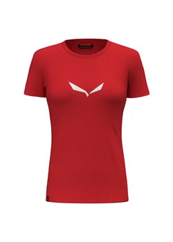 Koszulka damska Salewa SOLID DRY czerwona 00-0000027019_1500 ze sklepu a4a.pl w kategorii Bluzki damskie - zdjęcie 169806529