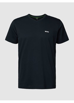 T-shirt z nadrukiem z logo model 'Tee' ze sklepu Peek&Cloppenburg  w kategorii T-shirty męskie - zdjęcie 169806755