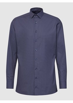 Koszula biznesowa o kroju modern fit ze wzorem na całej powierzchni ze sklepu Peek&Cloppenburg  w kategorii Koszule męskie - zdjęcie 169806887