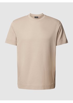 T-shirt z drobno fakturowanym wzorem ze sklepu Peek&Cloppenburg  w kategorii T-shirty męskie - zdjęcie 169807029