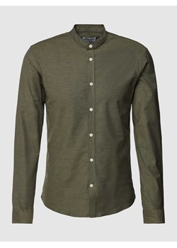 Koszula casualowa o kroju slim fit ze stójką model ‘Oxford’ ze sklepu Peek&Cloppenburg  w kategorii Koszule męskie - zdjęcie 169807288
