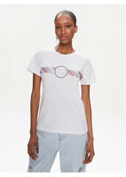 Gaudi T-Shirt 411BD64023 Biały Regular Fit ze sklepu MODIVO w kategorii Bluzki damskie - zdjęcie 169810475