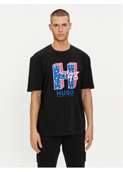 Hugo T-Shirt Nentryle 50513411 Czarny Relaxed Fit ze sklepu MODIVO w kategorii T-shirty męskie - zdjęcie 169812339