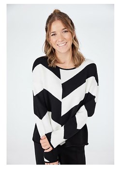 LIEBLINGSSTÜCK Sweter w kolorze biało-czarnym ze sklepu Limango Polska w kategorii Swetry damskie - zdjęcie 169812955