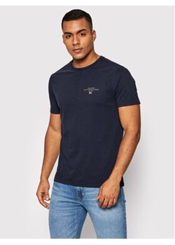 Napapijri T-Shirt Selbas NP0A4GBQ Granatowy Regular Fit ze sklepu MODIVO w kategorii T-shirty męskie - zdjęcie 169812989