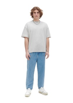 Cropp - Szara koszulka - jasny szary ze sklepu Cropp w kategorii T-shirty męskie - zdjęcie 169813269